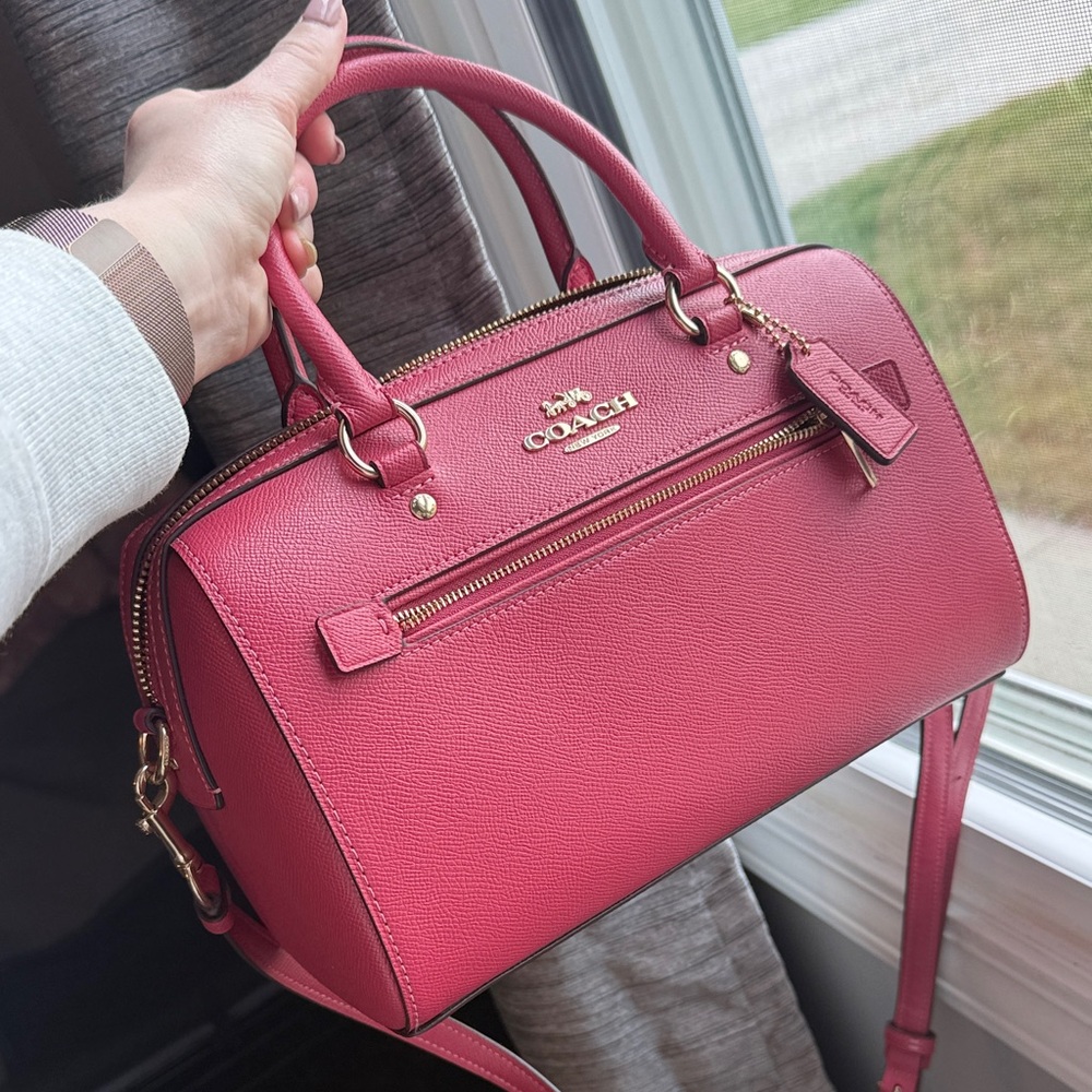 Coach Rowan Satchel with Signature Wallet; last pic best for color - Picture 14 of 14
